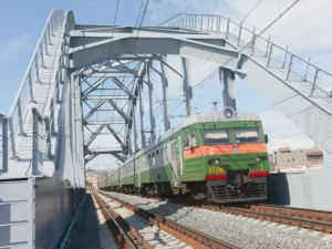 RAILWAY ‘AMERICAN’ BRIDGES OVER THE OBVODNY CANAL IN SAINT PETERSBURG, RUSSIA 26114010 1920 q70