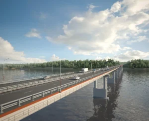 BRIDGE OVER THE VOLGA RIVER 40056784 1920 q70